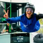 Indoor skydiving
